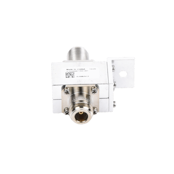 Protector RF Coaxial Para 10 - 1000 MHz de Ceja Frontal y Conectores N Hembra en Ambos Lados, 50 Ω