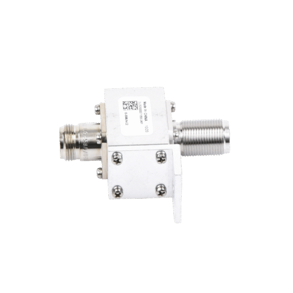 Protector RF Coaxial Para 10 - 1000 MHz de Ceja Frontal y Conectores N Hembra en Ambos Lados, 50 Ω