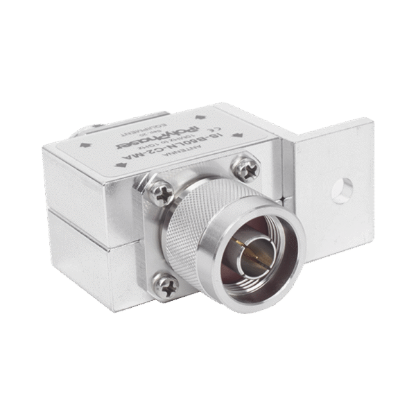 Protector RF Coaxial Para 10 a 1000 MHz Con Ceja Frontal Con Conectores N Macho y N-Hembra, 50 Ω