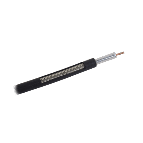 Carrete de 305m, Cable Coaxial RG-58 LMRLW-195, Baja Pérdida de 50 Ohms, Conductor de Cobre Sólido