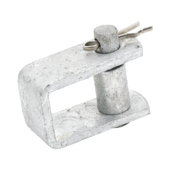 Herraje tipo "D" pequeño con chaveta