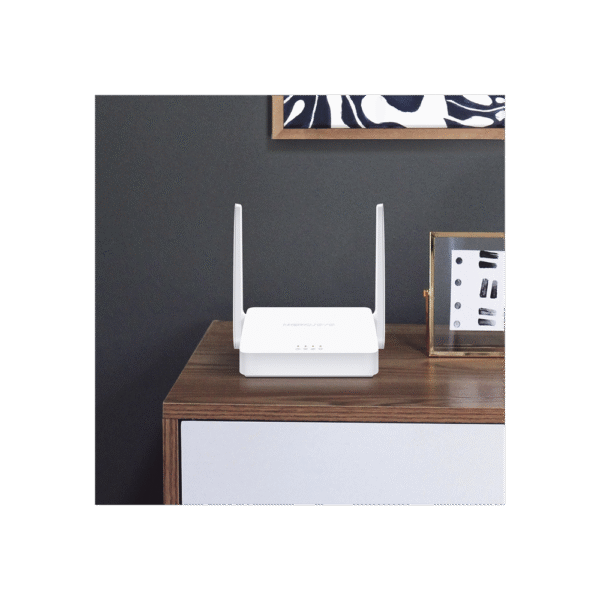 Router Inalámbrico WISP N 2.4 GHz de 300 Mbps 1 puerto WAN 10/100 Mbps 2 puertos LAN 10/100 Mbps versión con 2 antenas de 5 dBi