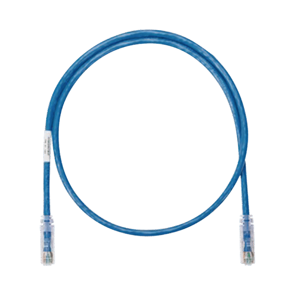 Cable de parcheo UTP Categoría 6, con plug modular en cada extremo - 1 m. - Azul