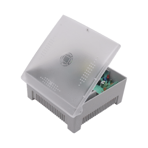 Fuente de Alimentación con Gabinete de 4 Salidas de 11 - 15 Vcd / 5 Amper / Voltaje de Entrada: 96 - 264 Vca / Soporta Proteccion contra Sobrecorriente de Salida, Proteccion contra Cortocircuito / Led Indicador