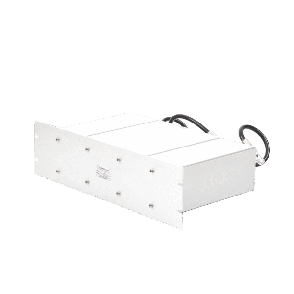 Duplexer Compacto Pasa Banda-Rechazo de Banda, 148-174 MHz, 4Cav.(4" por Lado) 600 kHz, 1.5 dB, 350 Watt, N Hembras.