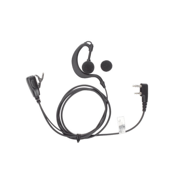 Micrófono - audífono de solapa ajustable al oído para KENWOOD TK3230/ 3000/ 3402/ 3312/ 3360/ 3170, NX240/ 340/ 220/ 320/ 420