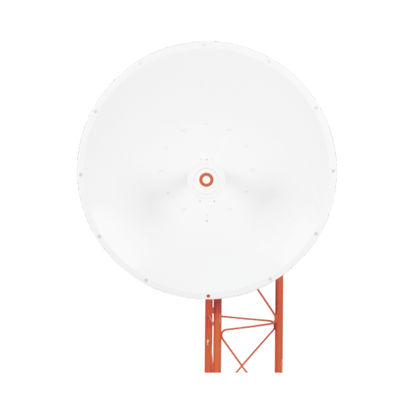 Antena direccional de 3ft, 4.9 a 6.5 GHz, Ganancia 34 dBi, Conectores N-Hembra, Polarización doble, incluye montaje para torre o mástil