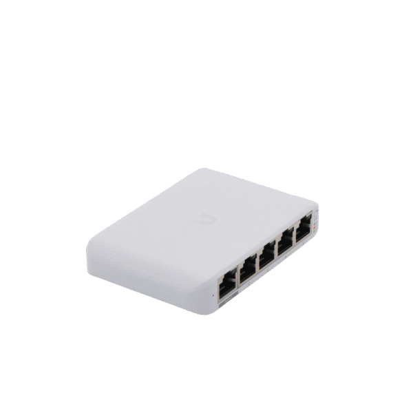 Switch UniFi Administrable Compacto de 5 Puertos 10/100/1000 Mbps, soporta entrada de PoE 802.3af/at