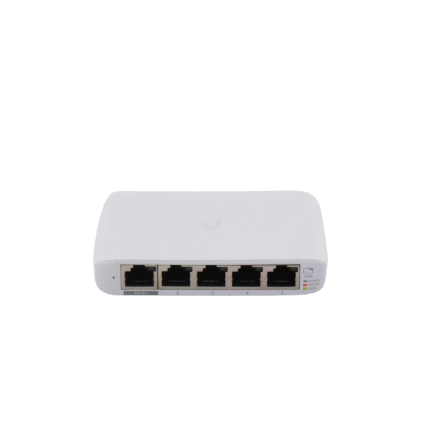 Switch UniFi Administrable Compacto de 5 Puertos 10/100/1000 Mbps, soporta entrada de PoE 802.3af/at
