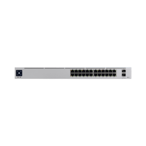 UniFi Switch USW-Pro-24-POE Gen2, Capa 3 de 24 puertos PoE 802.3at/bt + 2 puertos 1/10G SFP+, 400W, pantalla informativa