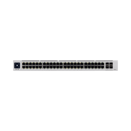UniFi Switch USW-Pro-48-POE Gen2, Capa 3 de 48 puertos PoE 802.3at/bt + 4 puertos 1/10G SFP+, 600W, pantalla informativa