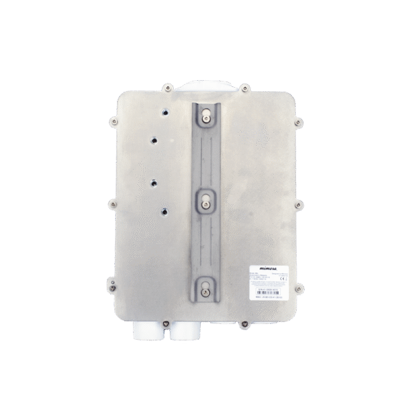 Radio Backhaul PTP, Antena Integrada De 8 dBi, MIMO 4X4, 5.15 - 6.4 Ghz, IP67, Velocidad Hasta 3 Gbps, Adaptación Automática Al Entorno, Monitoreo y Gestión Disponible En La Nube de Mimosa