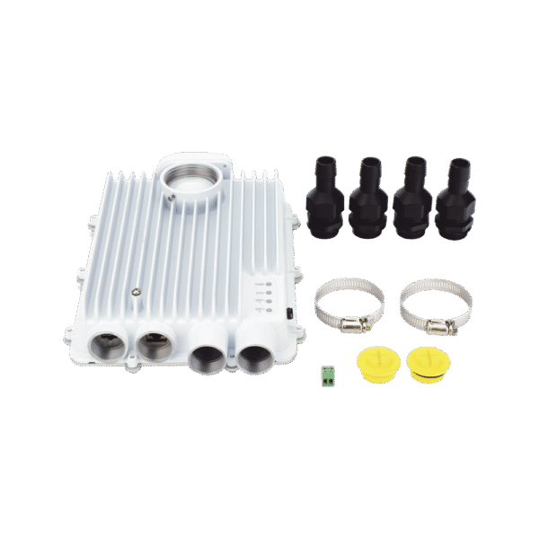 Radio Backhaul PTP, Antena Integrada De 8 dBi, MIMO 4X4, 5.15 - 6.4 Ghz, IP67, Velocidad Hasta 3 Gbps, Adaptación Automática Al Entorno, Monitoreo y Gestión Disponible En La Nube de Mimosa