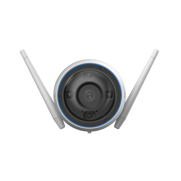 Cámara Doméstica WiFi / (3K) 5MP / Detección humana / Detección de Vehiculo / Sirena / Luz Parpadeante / Colores en Oscuridad / Micro SD / Alertas de Voz / Exterior / Audio bidireccional