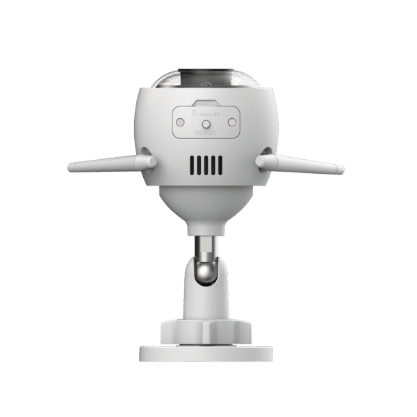 Cámara Doméstica WiFi / (3K) 5MP / Detección humana / Detección de Vehiculo / Sirena / Luz Parpadeante / Colores en Oscuridad / Micro SD / Alertas de Voz / Exterior / Audio bidireccional