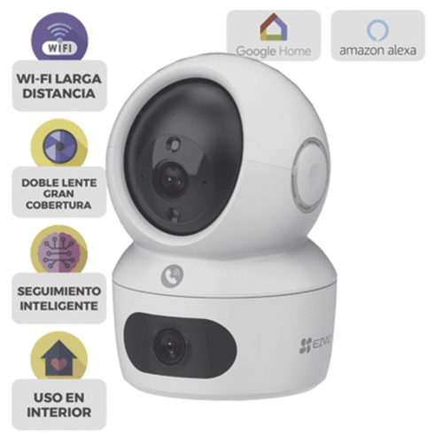 CSH7C-l Cámra PT WiFi 2K Dual / Audio de Dos Vías / Detección Humana / Visión a Color / Interior