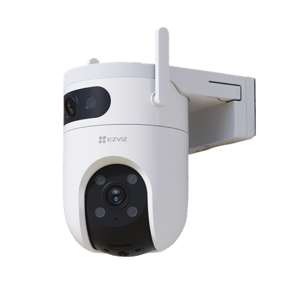 CSH9C-l Cámara IP Dual 1 Lente Fijo 1 Lente PT Exterior 3K / Wi-Fi / Auto Seguimeinto / Deteccion Inteligente de Humanos y Vehiculos / Audio de Dos Vías / Notificación Push / Ranura para Memoria Hasta 512GB / Color Night Visión