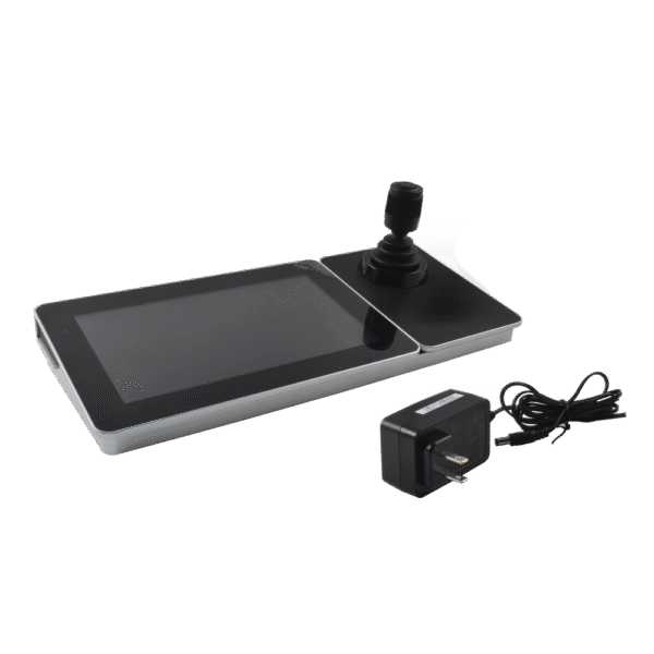 Controlador IP (Joystick) con Pantalla Táctil de 10.1" / S.O. Android ver. 4.4 / Compatible con cámaras IP, Domos IP / PTZ IP / DVRs y NVRs epcom, HiLook y HIKVISION