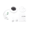DS2CD2955G0ISU-AD-3-l Mini Fisheye IP 5 Megapixel / Panorámica 180° / Microfono Integrado / 8 mts IR / Uso en Interior / PoE / Múltiples Vistas por iVMS-4200 / Alarmas I/O / Micro SD