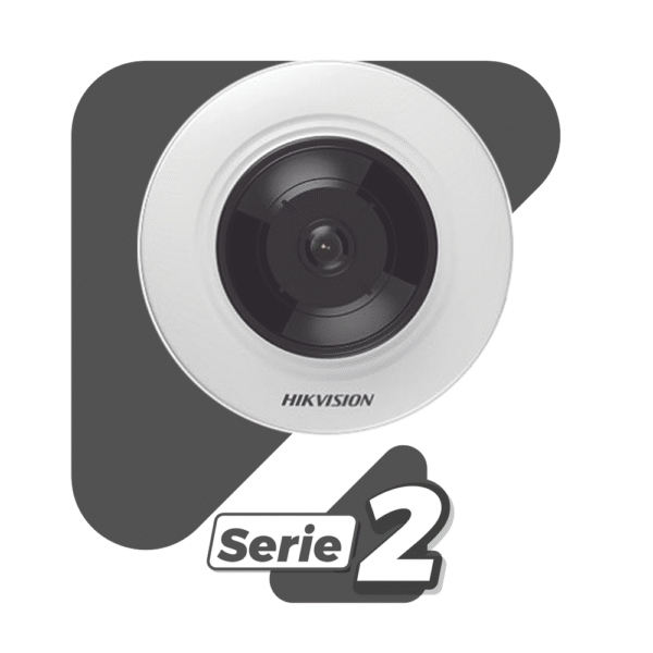 DS2CD2955G0ISU-LIST-l Mini Fisheye IP 5 Megapixel / Panorámica 180° / Microfono Integrado / 8 mts IR / Uso en Interior / PoE / Múltiples Vistas por iVMS-4200 / Alarmas I/O / Micro SD