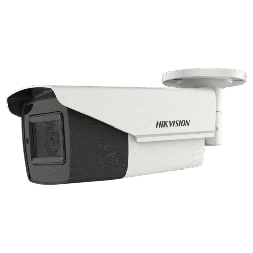 DS2CE19H0TAIT3ZFC-l Bala TURBOHD 5 Megapixel / Lente Mot. 2.7 a 13.5 mm / 40 mts IR EXIR / dWDR / TVI-AHD-CVI-CVBS / Exterior IP67 / 12 VCD / 24 VCA