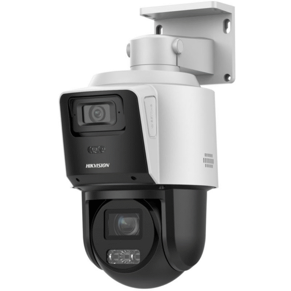 [TandemVu] Domo PT IP 4 Megapixel con Cámara Panoramica 6 Megapixel / 30 mts IR / IP66 / WDR / PoE+ / Entrada-Salida de Audio y Alarma / Ultra Baja Iluminación / Micro SD