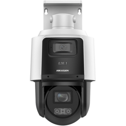 [TandemVu] Domo PT IP 4 Megapixel con Cámara Panoramica 6 Megapixel / 30 mts IR / IP66 / WDR / PoE+ / Entrada-Salida de Audio y Alarma / Ultra Baja Iluminación / Micro SD
