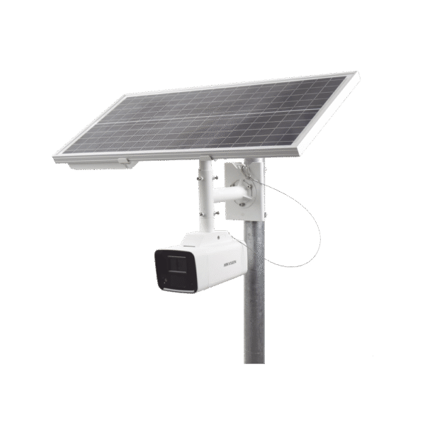 DS2XS2T47G1LDH_4G_C18S40-AD-2-l Kit Solar IP All in One / Cámara Bala ColorVu 4 Megapixel / Lente 4mm / Panel Solar / Batería de Respaldo de Litio 23.2Ah (Hasta 24 Días) / Conexión 4G / Accesorios de Instalación
