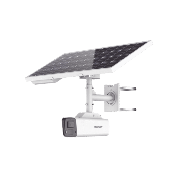 DS2XS2T47G1LDH_4G_C18S40-l Kit Solar IP All in One / Cámara Bala ColorVu 4 Megapixel / Lente 4mm / Panel Solar / Batería de Respaldo de Litio 23.2Ah (Hasta 24 Días) / Conexión 4G / Accesorios de Instalación