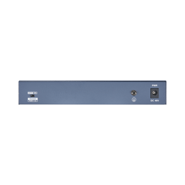 DS3E0109PE_MB-AD-3-l Switch PoE+ / No Administrable / 8 Puertos 10/100 Mbps PoE+ / 1 Puerto 100 Mbps Uplink / PoE hasta 250 metros / 60 W
