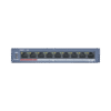 DS3E0109PE_MB-AD-4-l Switch PoE+ / No Administrable / 8 Puertos 10/100 Mbps PoE+ / 1 Puerto 100 Mbps Uplink / PoE hasta 250 metros / 60 W