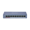 DS3E0109PE_MB-l Switch PoE+ / No Administrable / 8 Puertos 10/100 Mbps PoE+ / 1 Puerto 100 Mbps Uplink / PoE hasta 250 metros / 60 W