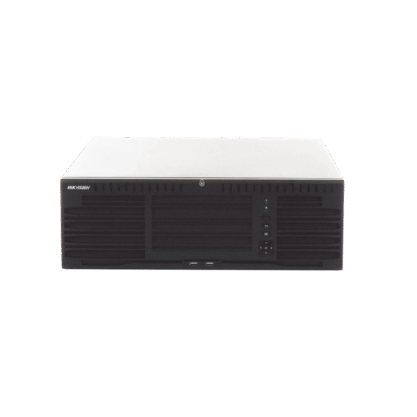 DS9664NIM16-AD-1-l NVR 8K Megapixel / 64 canales IP / Soporta Cámaras con AcuSense / 16 Bahías de Disco Duro / 2 Tarjetas de Red / Soporta RAID con Hot Swap / HDMI en 8K / Soporta POS