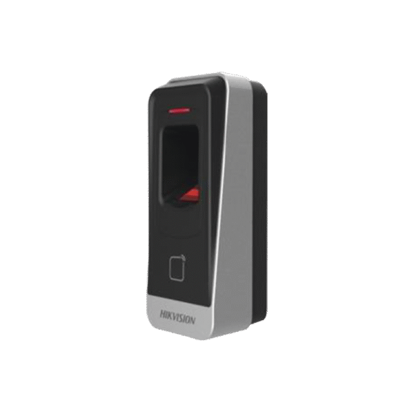 DSK1201AMF-AD-1-l Lector esclavo MIFARE IP65 / Huella Digital / Lector de Tarjetas de Mifare / RS-485 / Interior y Exterior / Requiere panel de la serie DS-K2600