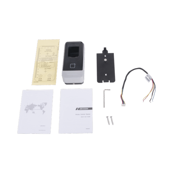 DSK1201AMF-AD-3-l Lector esclavo MIFARE IP65 / Huella Digital / Lector de Tarjetas de Mifare / RS-485 / Interior y Exterior / Requiere panel de la serie DS-K2600