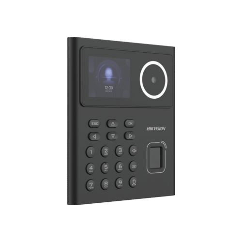 DSK1T320MFX-l Terminal de Reconocimiento Facial con lector MIFARE / Stand Alone / Hasta 1.5 mts en lectura / Soporta P2P Hik-Connect / 500 Rostros / 1.000 Huellas / 1.000 Tarjetas / PIN / ISAPI-ISUP 5.0