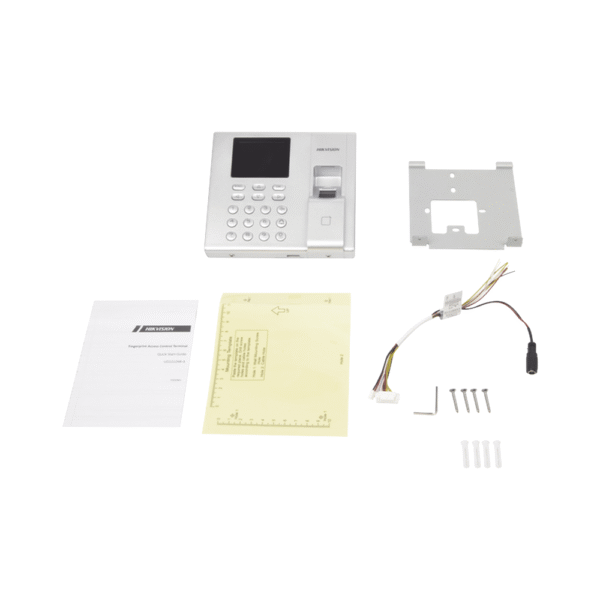 DSK1T8003MF-AD-3-l Terminal de Control de Acceso y Asistencia compatible con APP Hik-Connect (P2P) / Stand Alone / Lectura de Huella y de Tarjetas Mifare