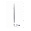 DSKAB671B-AD-2-l Pedestal de Piso para Lectores de Rostro HIKVISION de la serie DS-K1T607, DS-K1TA70MI-T y DS-K1T671 - También Compatible con Biometricos Termicos Industriales