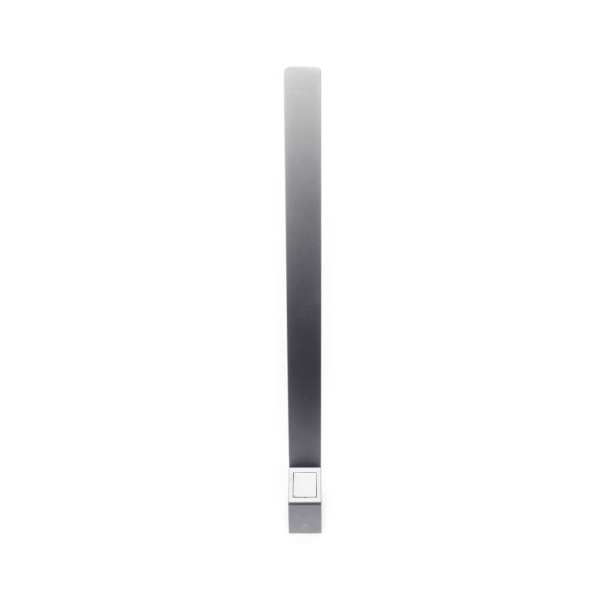 DSKAB671B-FRENTE-l Pedestal de Piso para Lectores de Rostro HIKVISION de la serie DS-K1T607, DS-K1TA70MI-T y DS-K1T671 - También Compatible con Biometricos Termicos Industriales