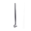 DSKAB671B-LAT-IZQ-l Pedestal de Piso para Lectores de Rostro HIKVISION de la serie DS-K1T607, DS-K1TA70MI-T y DS-K1T671 - También Compatible con Biometricos Termicos Industriales