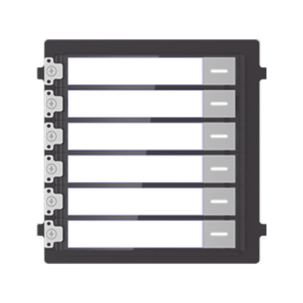 DSKDKK-l Módulo de Botones Para Videoportero Modular / Llamada de un solo Toque / Soporta Hasta 6 Monitores Principales