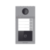 DSKV8413WME1C-FRENTE-l Videoportero IP (IP65 + IK08) con Llamada y apertura desde APP Hik-Connect / Soporta 4 Departamentos / PoE Estandar / Interfaz WEB para configuración / 2 puertas