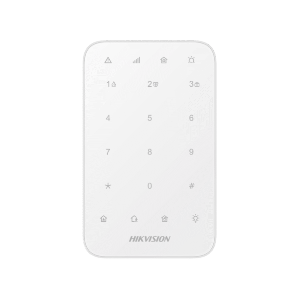 DSPK1EWB-FRENTE-l (AX PRO) Teclado Inalámbrico para Armado y Desarmado / Funciones de Automatización para control de Relevadores
