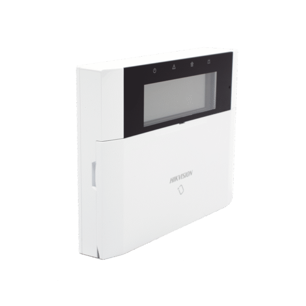 DSPK1LRTHWB-AD-2-l Teclado LCD con Lector de tag integrado / Bus Speed-X / 2 entradas de alarma y 1 salida / Compatible con Paneles AX Hybrid Pro