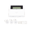DSPK1LRTHWB-AD-4-l Teclado LCD con Lector de tag integrado / Bus Speed-X / 2 entradas de alarma y 1 salida / Compatible con Paneles AX Hybrid Pro