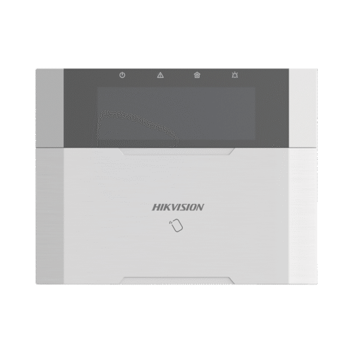 DSPK1LRTHWB-l Teclado LCD con Lector de tag integrado / Bus Speed-X / 2 entradas de alarma y 1 salida / Compatible con Paneles AX Hybrid Pro