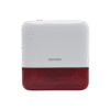 DSPS1EWB_R-AD-3-l (AX PRO) Sirena Inalámbrica con Estrobo Rojo para Exterior IP65 / 110 dB