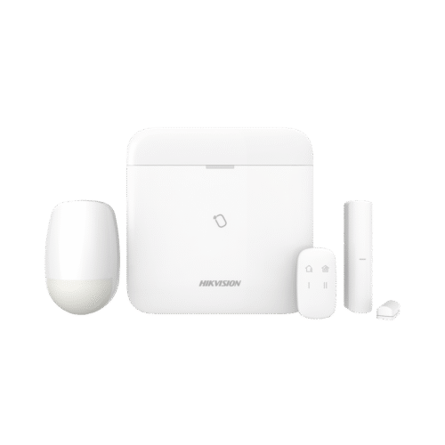 DSPWA96KITWB-l (AX PRO) Kit de Panel de Alarma Inalámbrico de Hikvision / Soporta 96 Zonas / Lector de Tag integrado / 3G/4G, Wi-Fi y Ethernet / Incluye Batería de respaldo / Compatible con los Accesorios AX PRO.