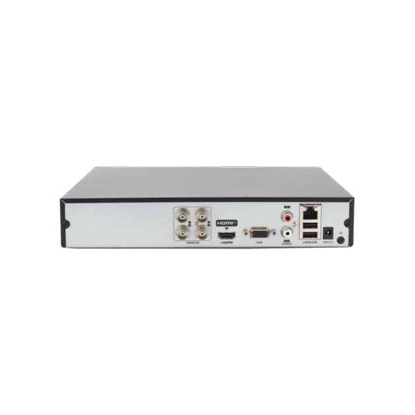 DVR 2 Megapixel / 4 Canales TVI / AHD / CVI / CVBS + 2 Canales IP / 1 HDD / H.265+ / Salida en Full HD / Audio por Coaxitron