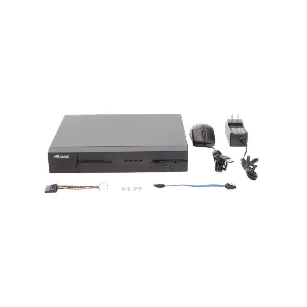 DVR 2 Megapixel / 4 Canales TVI / AHD / CVI / CVBS + 2 Canales IP / 1 HDD / H.265+ / Salida en Full HD / Audio por Coaxitron